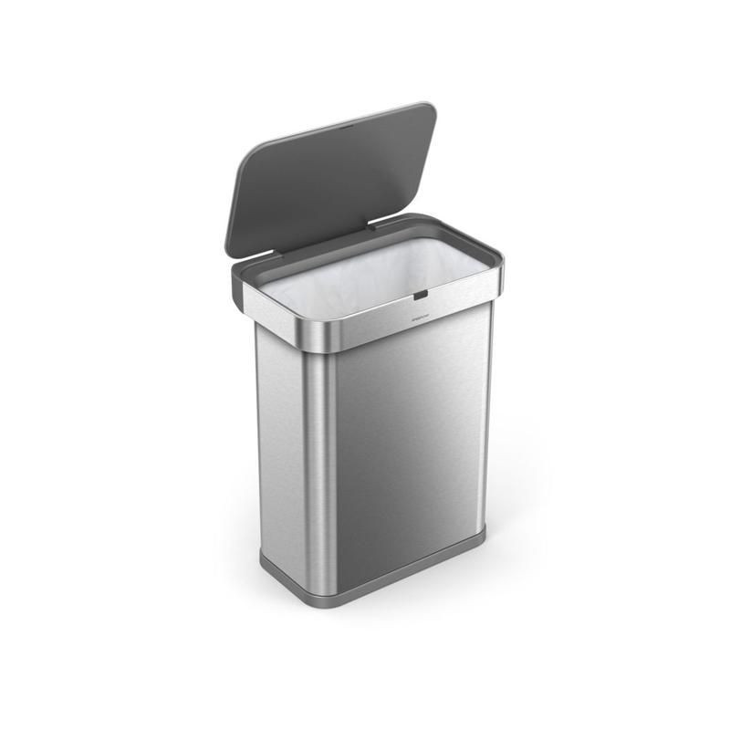 POUBELLE INOX A CONTRﾔLE VOCAL