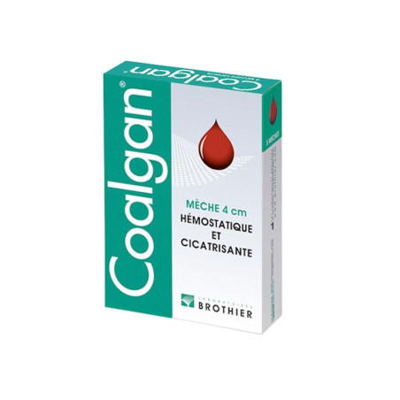 BOITE DE 5 MECHES HEMOSTATIQUES STERILES COALGAN