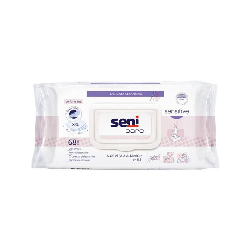 LINGETTES SENSITIVES POUR PEAU SENSIBLE