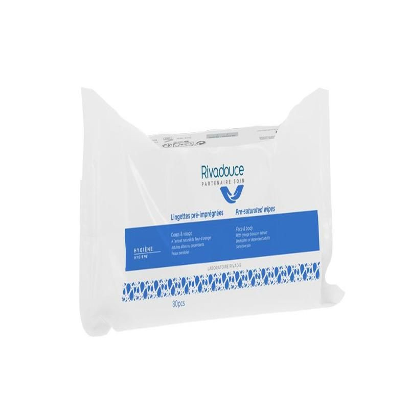 LINGETTES PRE-IMPREGNEES CORPS ET VISAGE