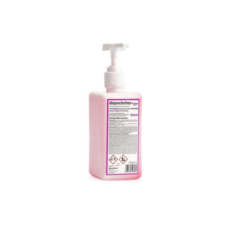 SAVON DE FRICTION A LA CHLORHEXIDINE 4% 500ML AVEC POMPE