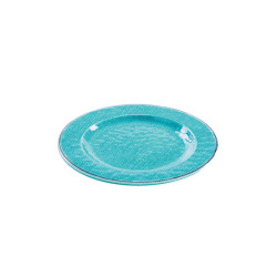 ASSIETTE DECOR LAINE TRESSEE ANTIDERAPANTE EN MELAMINE