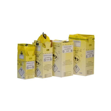 CAISSE CARTON DASRI AVEC SAC INTEGRE