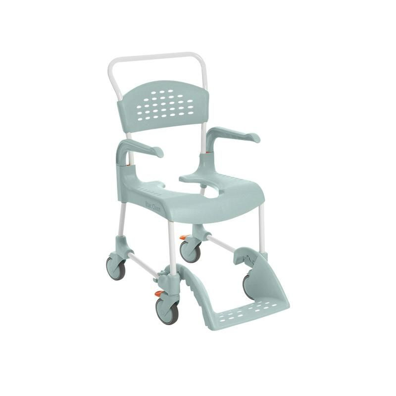 CHAISE DE DOUCHE A ROULETTES CLEAN  VERT LAGON
