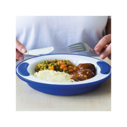 ASSIETTE ISOTHERME VITAL BLEU