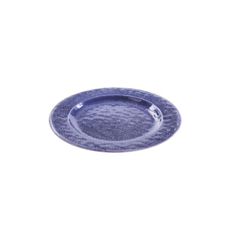 ASSIETTE DECOR LAINE TRESSEE ANTIDERAPANTE EN MELAMINE