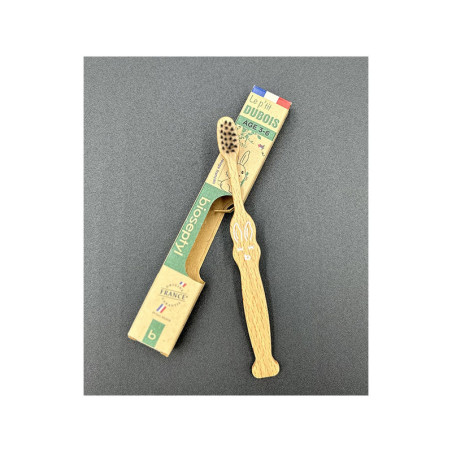 Brosse à dent en manche en bois de hêtre enfant COMME AVANT