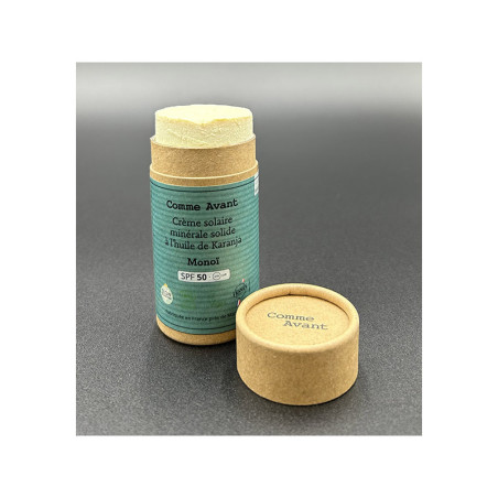 Crème solaire SPF 50 huile de karanja ( Parfum monoÏ) COMME AVANT
