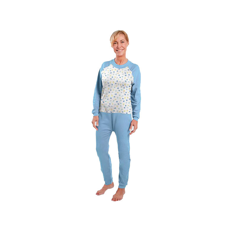 PYJAMA GRENOUILLERE MANCHES ET JAMBES LONGUES INTERLOCK GRATTE CIEL