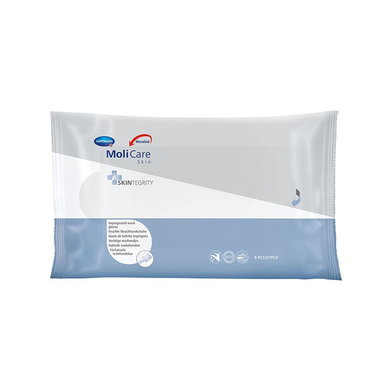 GANTS DE TOILETTE IMPREGNES MOLICARE SKIN