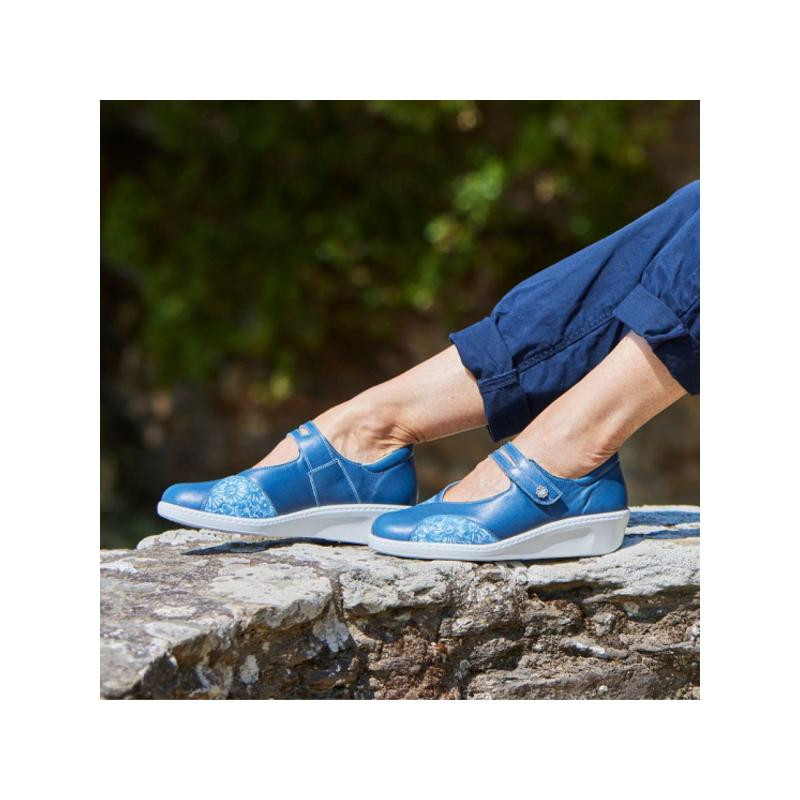 Ballerine femme bleu CHUT Safia