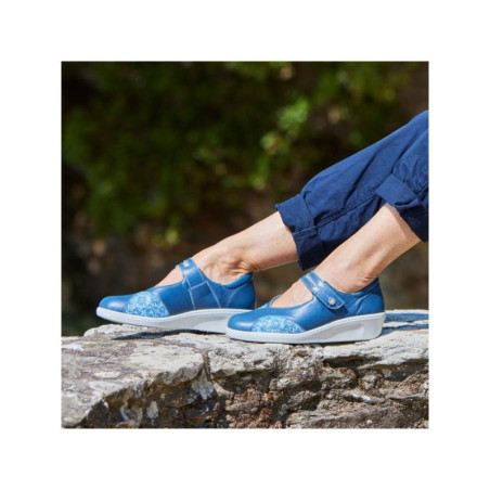 Ballerine femme bleu CHUT Safia