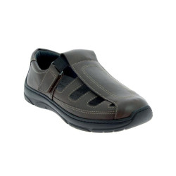 Sandale orthopédique homme marron CHUT OTIS