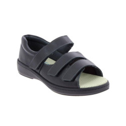 Sandale orthopédique pour femme et homme noir CHUT ALBAN