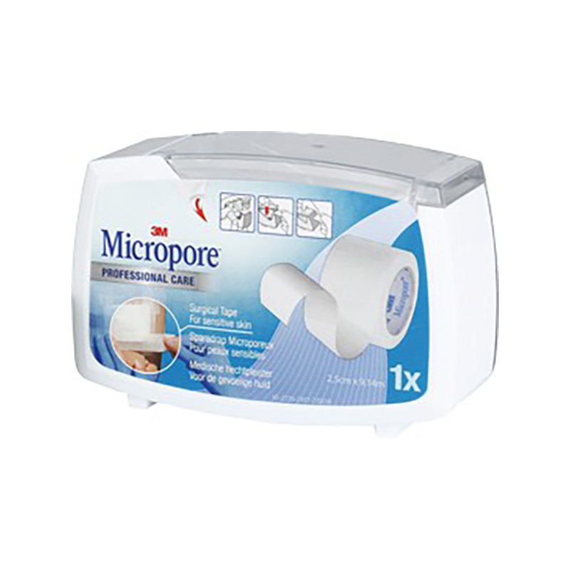 SPARADRAP 3M MICROPORE NT NG HOP 9,14MX2,5CM