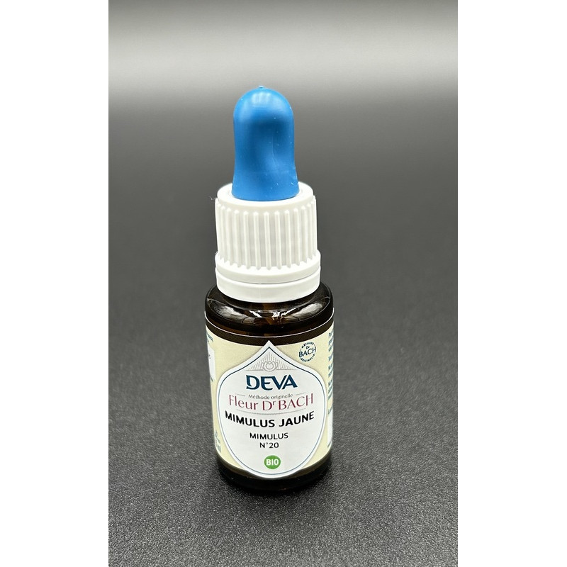 FLEURS DE BACH ELIXIR MIMULUS JAUNE 15ML DEVA