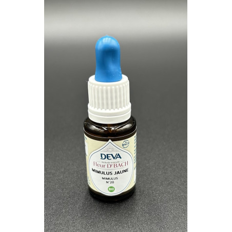 FLEURS DE BACH ELIXIR MIMULUS JAUNE 15ML DEVA