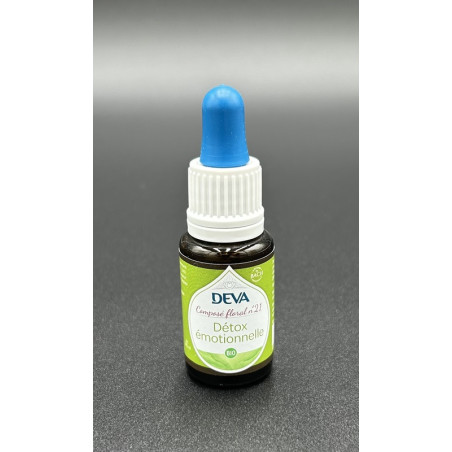 composé floral détox émotionnelle 21 deva