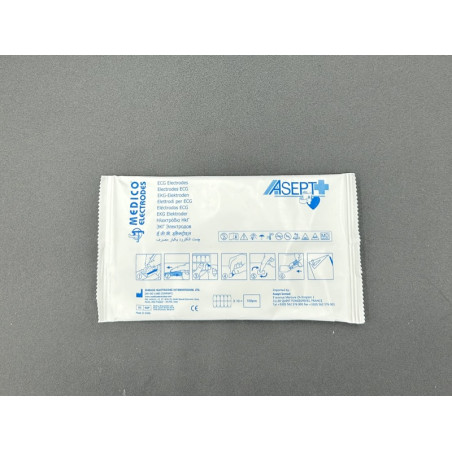 électrodes diagnostic à languette ecg