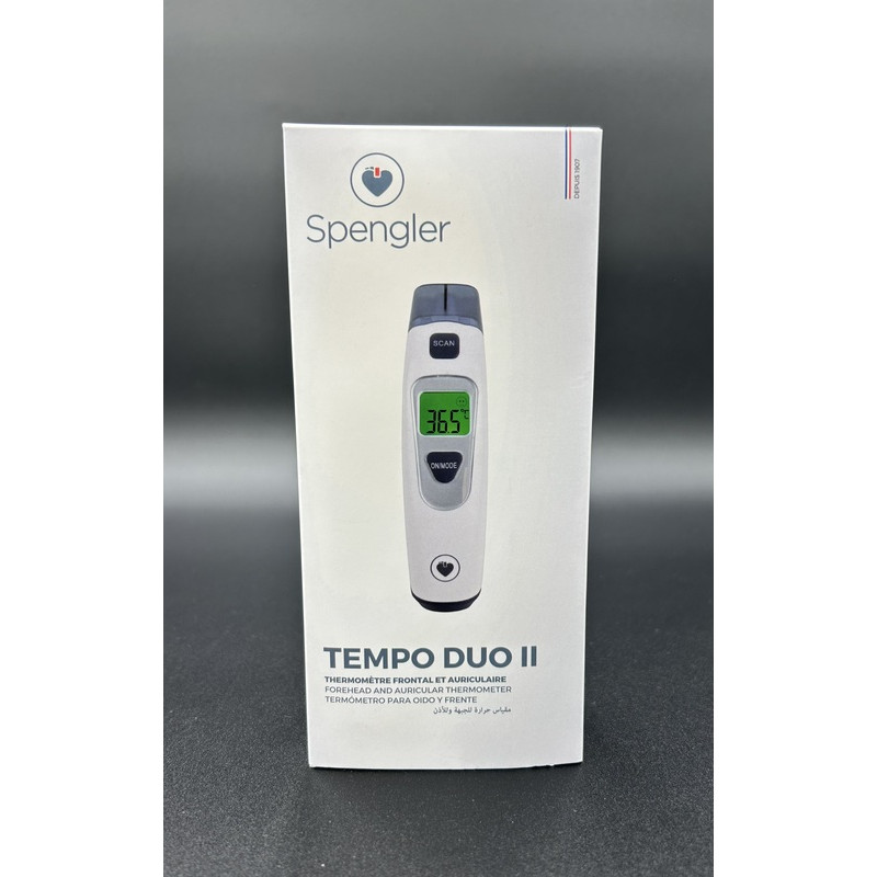 Thermomètre auriculaire temporal duo II