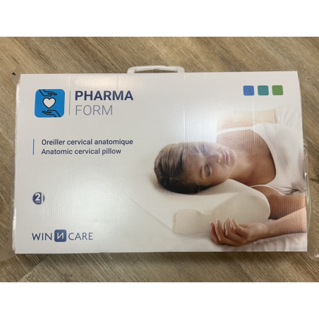 OREILLER PHARMA FORM CERVICAL ANATOMIQUE